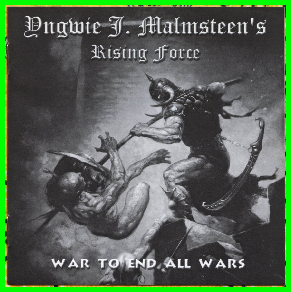 ♪≪国内盤帯付CD≫YNGWIE J.MALMSTEEN'S RISING FORCE(イングヴェイ・マルムスティーン)/War To End All Wars♪ALCATRAZZ♪RING OF FIRE_解説書