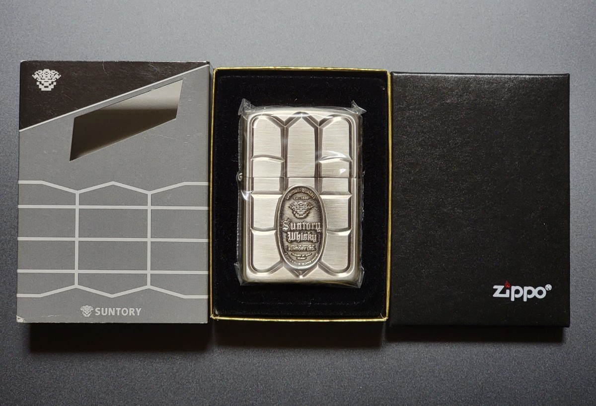 新品未使用 サントリーウイスキー 角 ジッポ zippo 限定品 新品未使用 サントリーウイスキー 角 ジッポ zippo 限定品