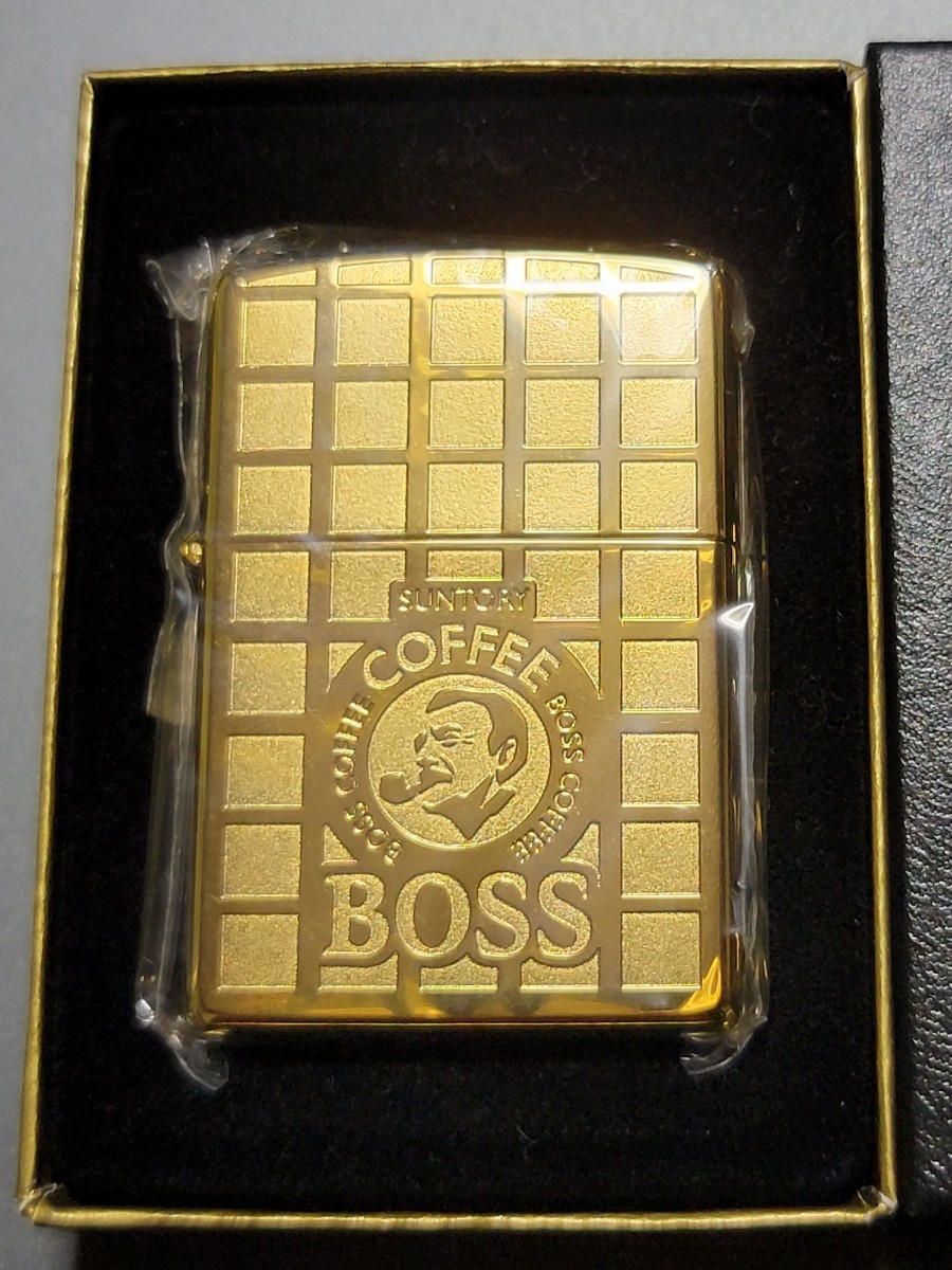 新品未使用　ジッポ　ボス　ZIPPO BOSS ゴールド　金色_画像2