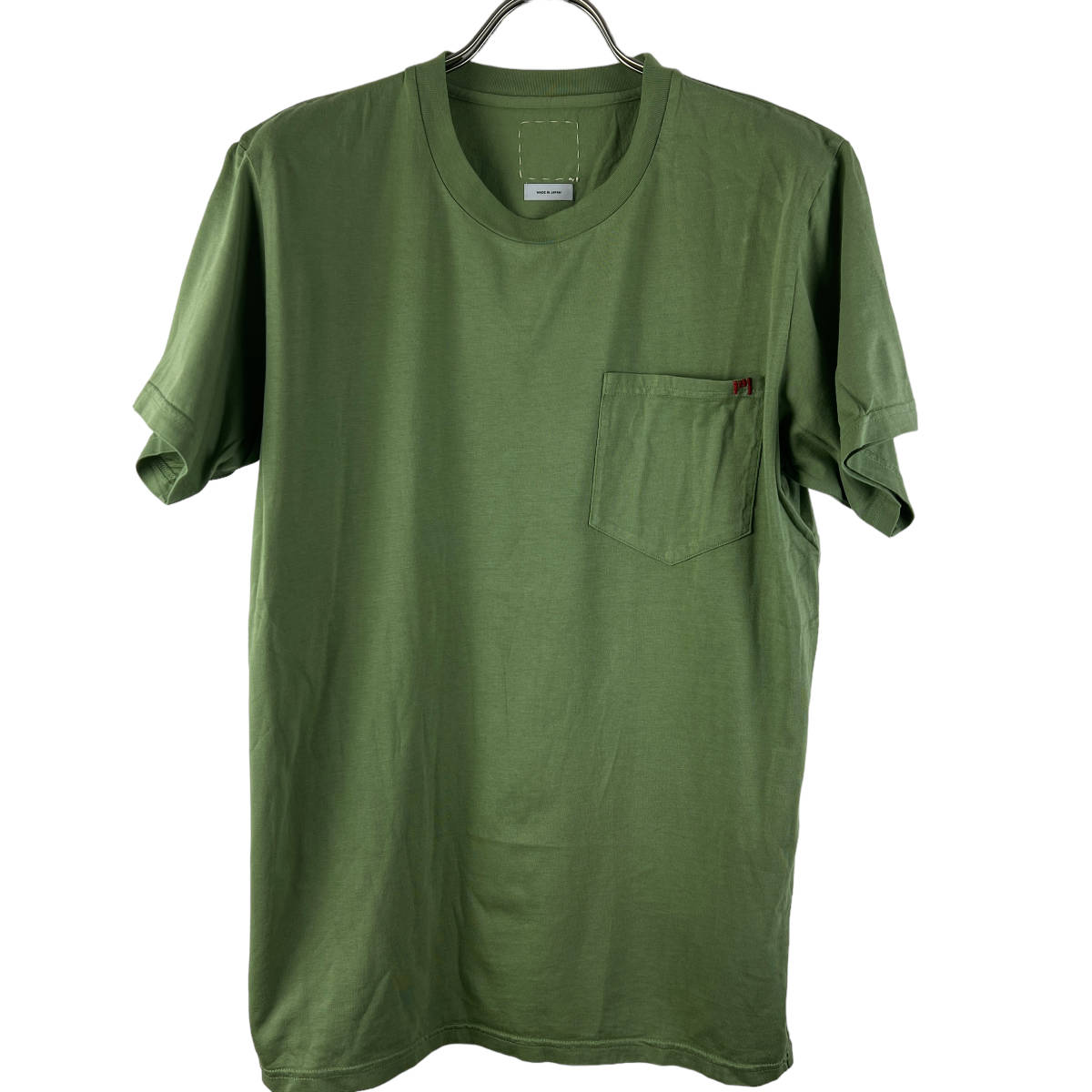 VISVIM(ビズビム) Pocket Cotton Shortsleeve T Shirt (green)