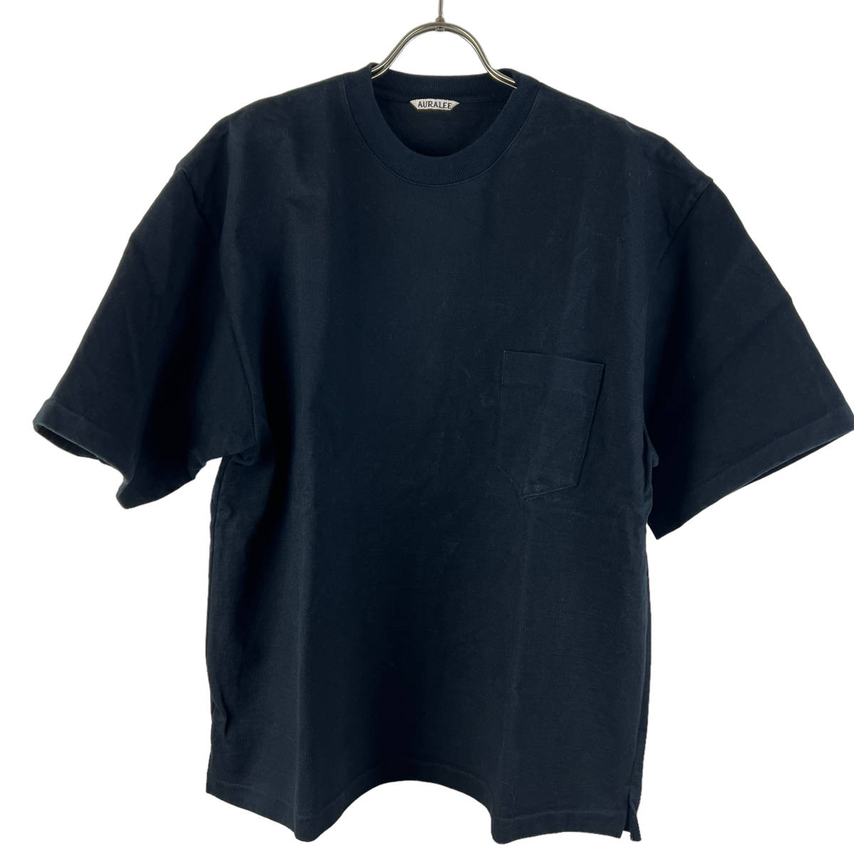 AURALEE（オーラリー）Oversized Cotton T Shirt (black)_画像1