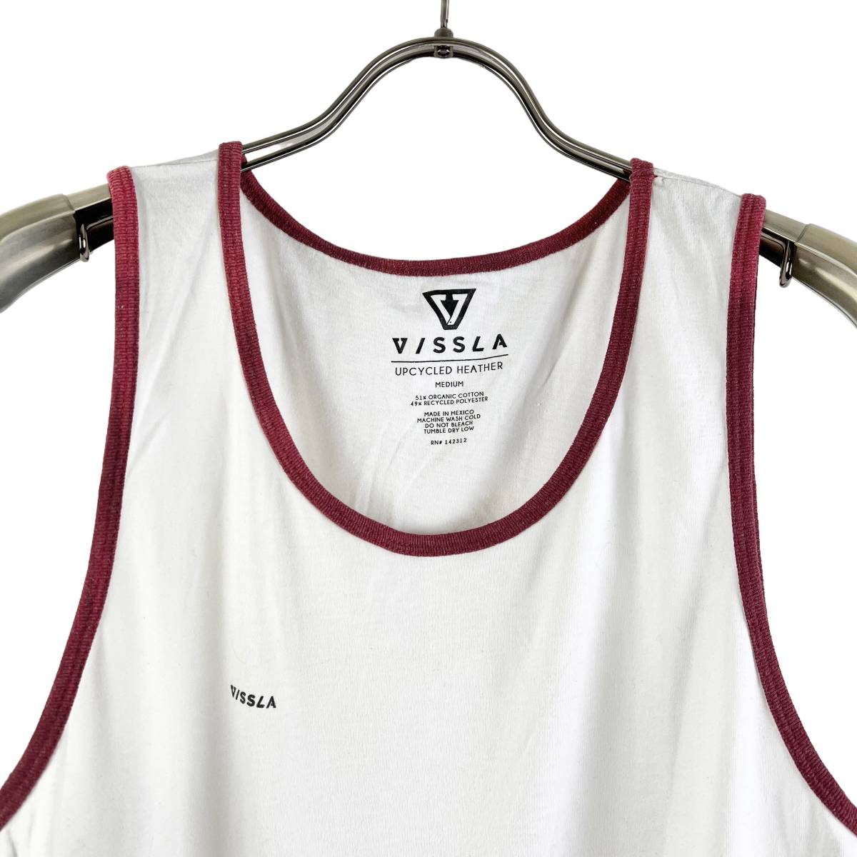 VISSLA (ヴィスラ) Nosleeve Fitting T Shirt (white)_画像2