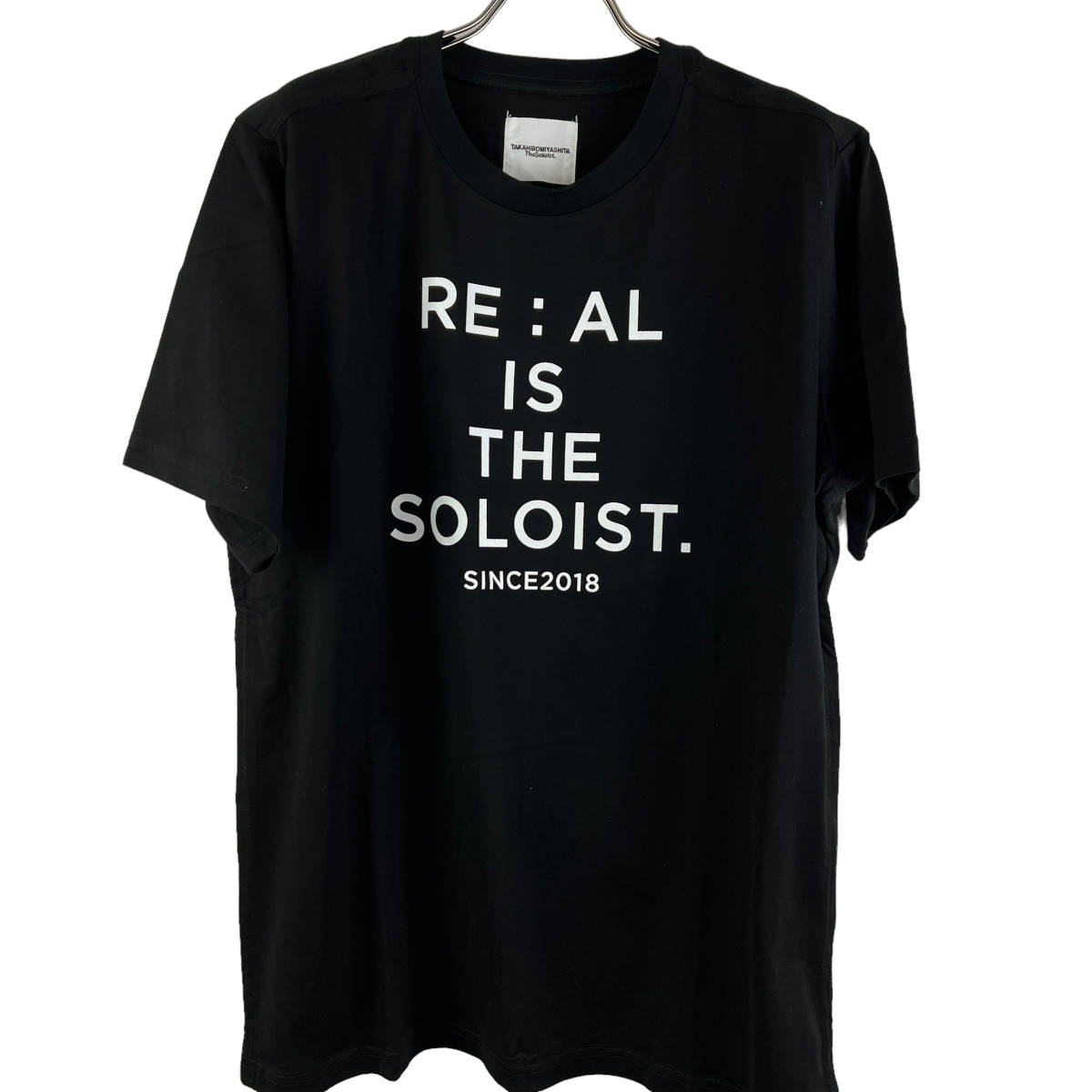 TAKAHIROMIYASHITATheSoloist.(タカヒロミヤシタザソロイスト.) Real Is The Soloist T Shirt (black)