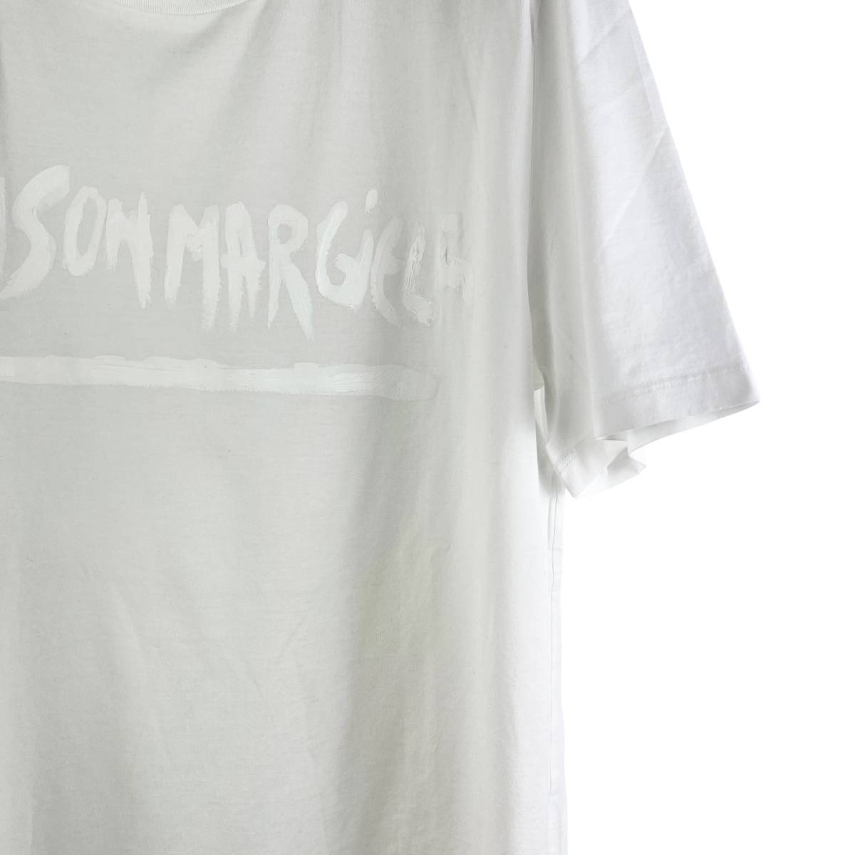 Maison Margiela (メゾン マルジェラ) Logo Print T Shirt (white)_画像3