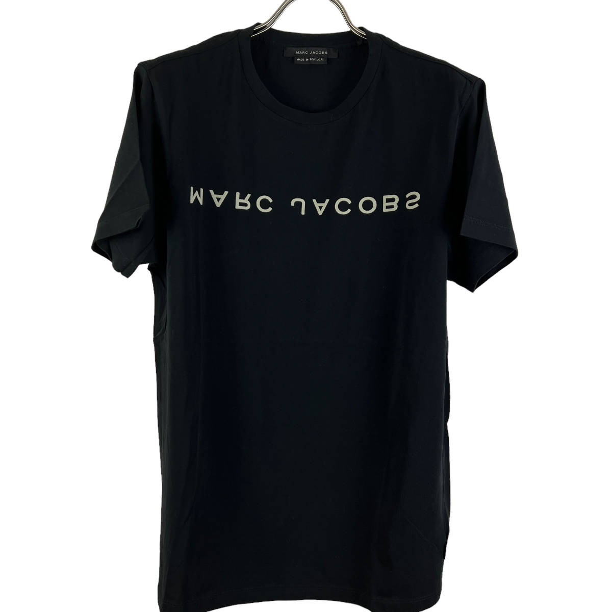 Marc Jacobs(マーク ジェイコブス) Logo Shortsleeve Cotton T Shirt (black)