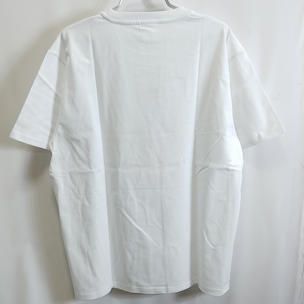 2L/【即決】新品 Tシャツ ど根性ガエル ビッグサイズ ぴょん吉 キャラクター グッズ ホワイト 2320_画像5