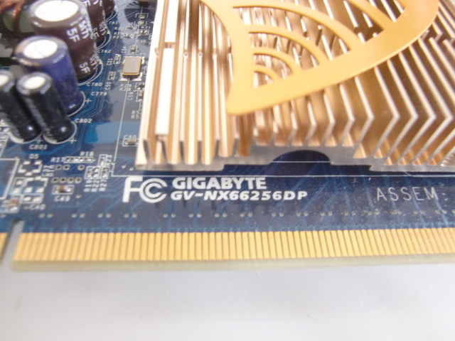 グラフィックカード GIGABYTE GV-NX66256DP アナログ+デジタルポート PCI-Eの画像4