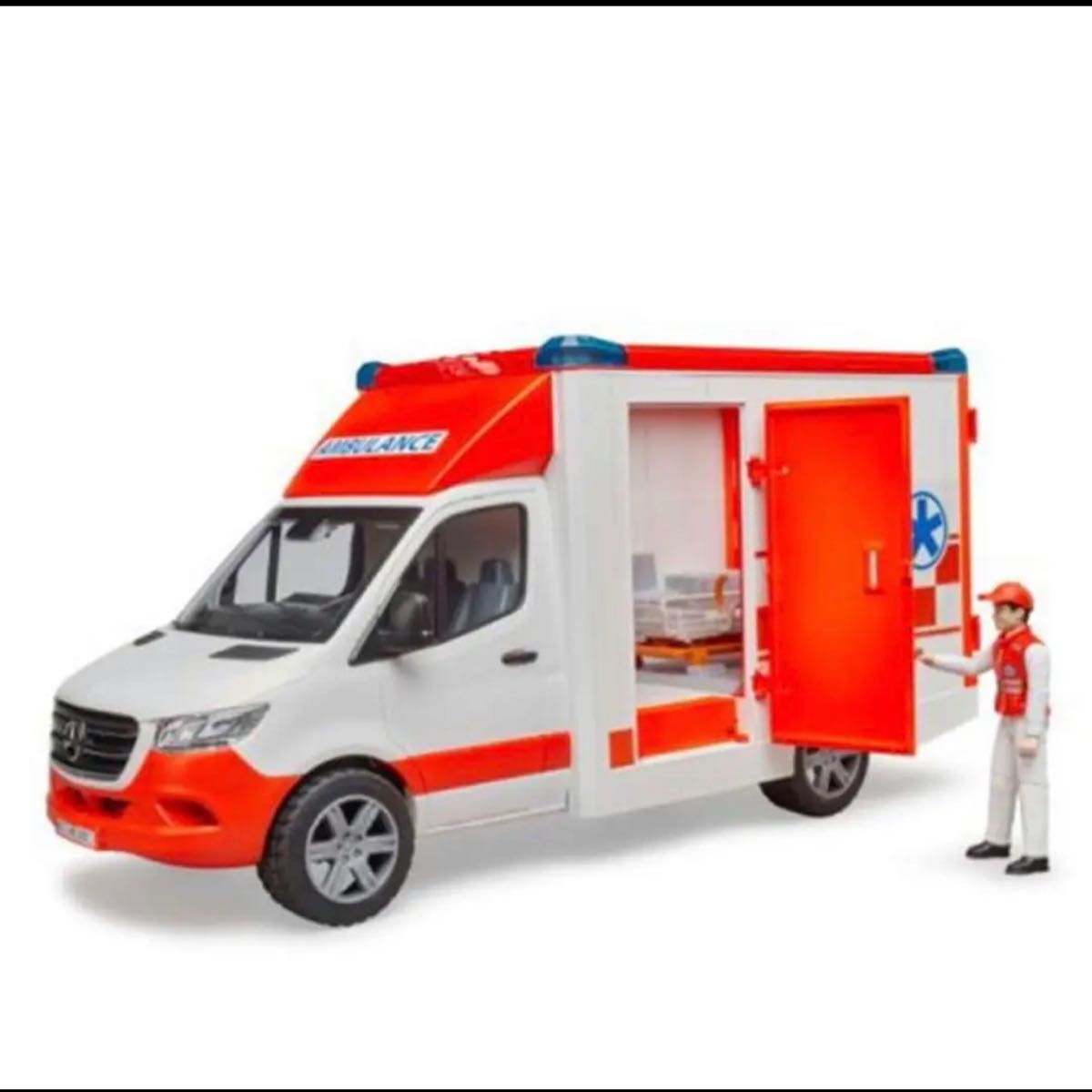 新品未開封 箱 最新版ブルーダー MB救急車 メルセデスベンツ