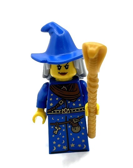 即決　新品　未使用　レゴ LEGO ミニフィグ　シティ　ミニフィギュア　魔女　魔法使い　杖　ハロウィン　仮装_画像1