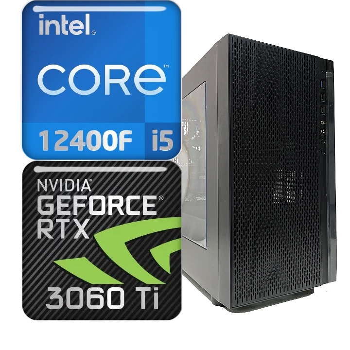 ゲーミングPC RTX 3060Ti intel Core i5 12400F 32GB 新品SSD NVMe