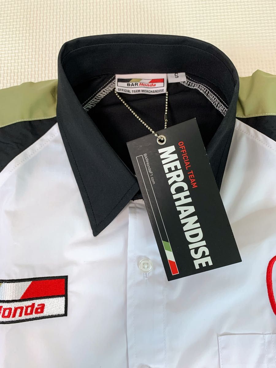 【未使用】HONDA F1 team  Officialシャツ BAR HONDA タグ付