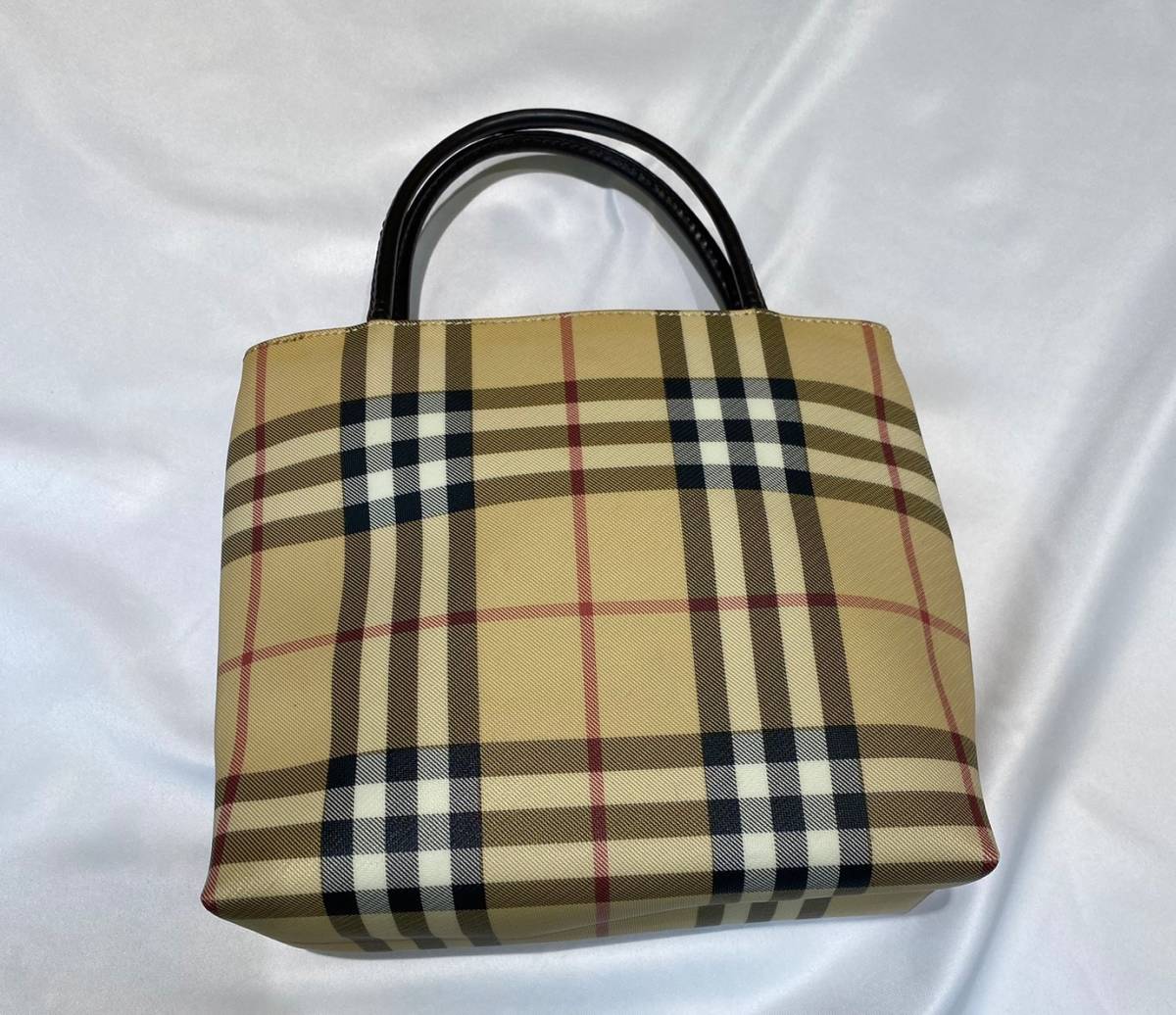 MS-1760-1【1円～】BURBERRY バーバリー ヴィンテージ チェック ミニ