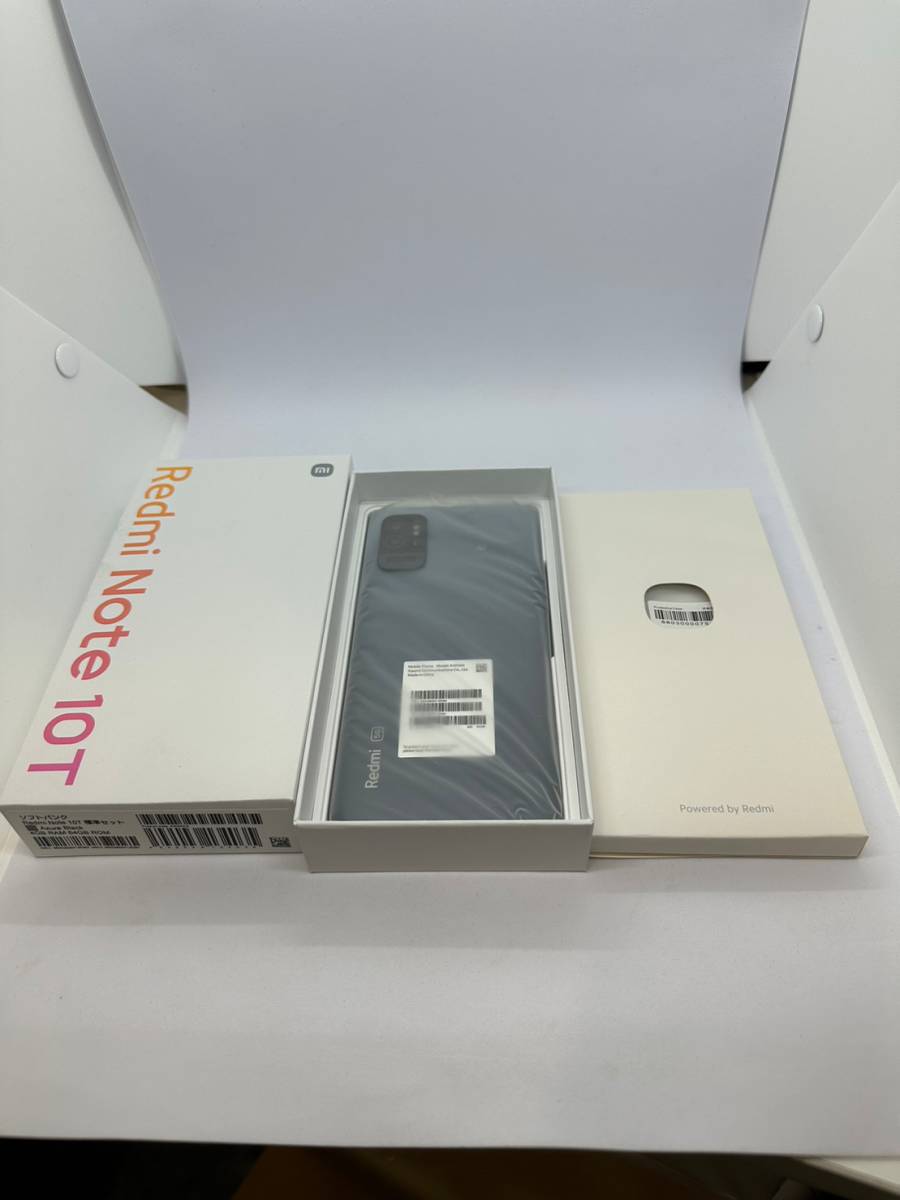 MS-2285【未使用品】Xiaomi Redmi Note 10T Softbank版SIMフリー Azure