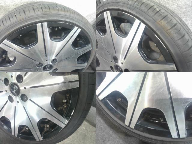 中古 Trafficstar トラフィックスター アルミ 4本 165/40R17 5.5J 4穴 PCD100 ET48 ハブ径ф65 夏 サマー_画像10