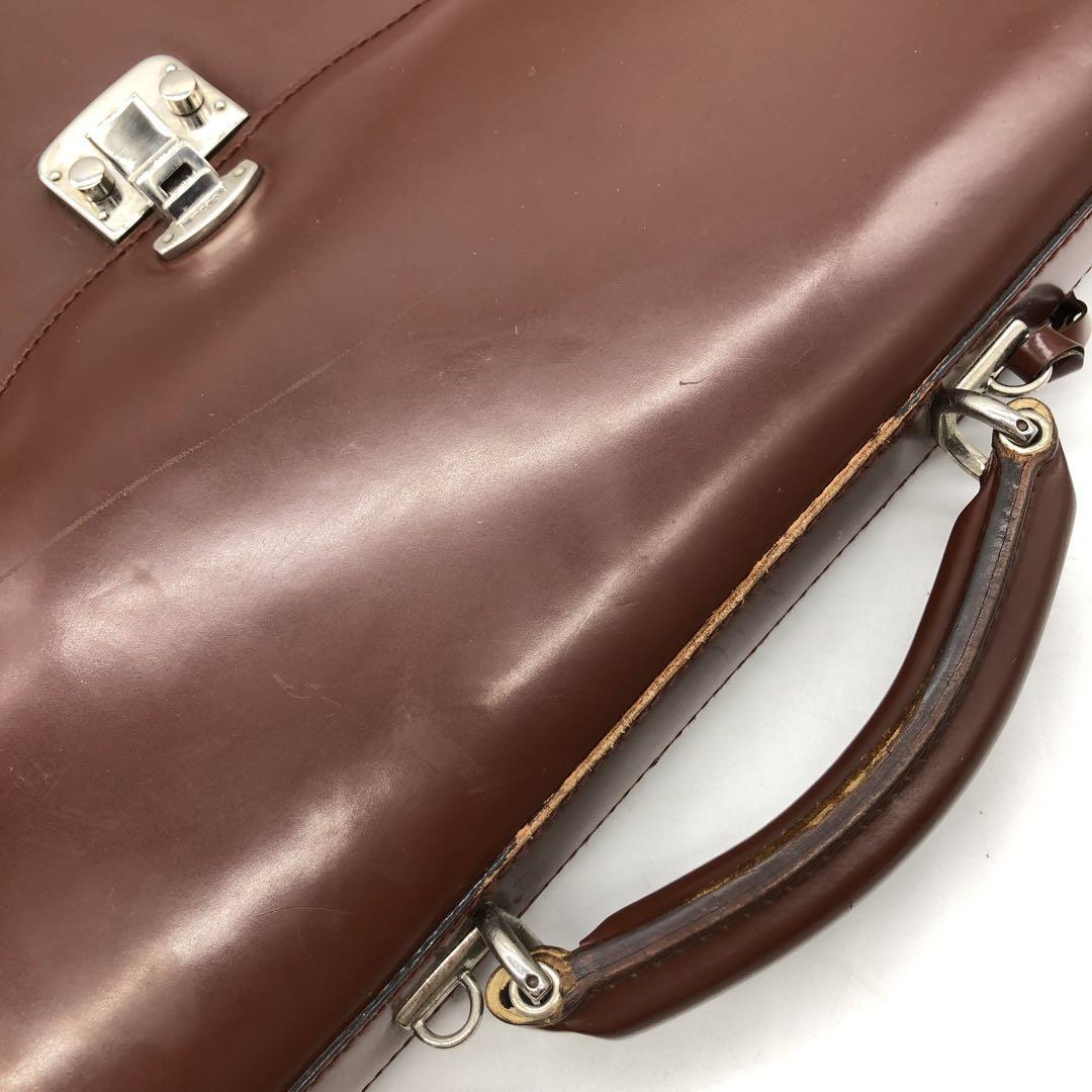 1円【美品】GUCCI グッチ ヴィンテージ ブリーフケース ビジネスバッグ