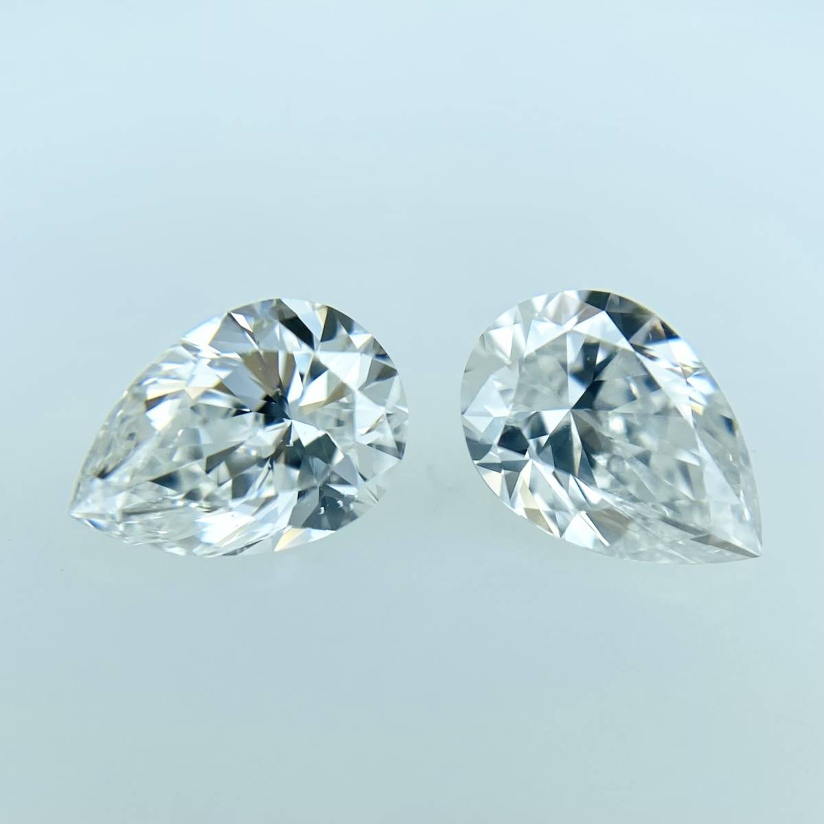 ペアシェイプ セット石 F/SI1 0.30ct/0.30ct/RT2197/GIA