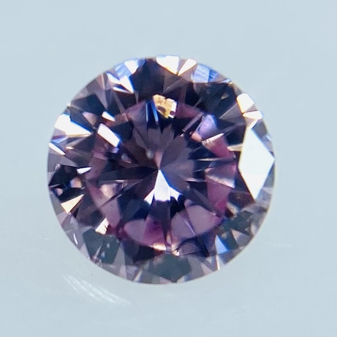 超特価SALE開催！】 FANCY INTENSE PURPLISH PINK 0.105ct RD/RT2279