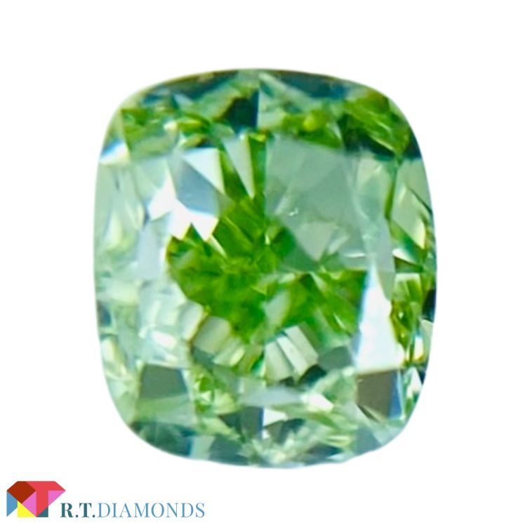 日本未発売】 INTENSE FANCY YELLOWISH CU/RT2231/GIA 0.18ct GREEN