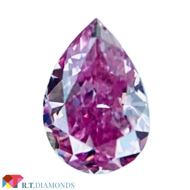 完売】 FANCY VIVID PURPLISH PINK 0.056ct PS/RT2165/CGL/GIA