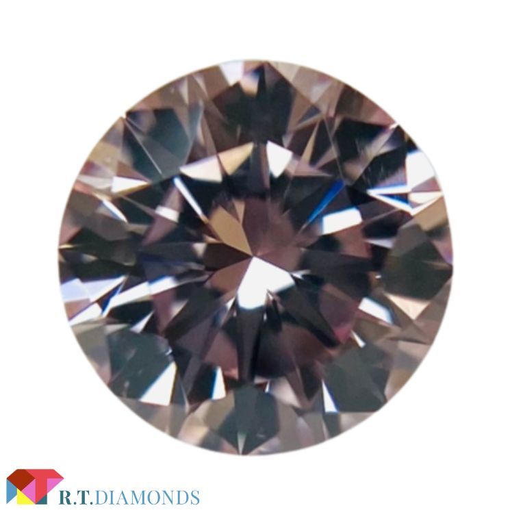 堅実な究極の FANCY PINK RD/RT2246/GIA 0.330ct ダイヤモンド