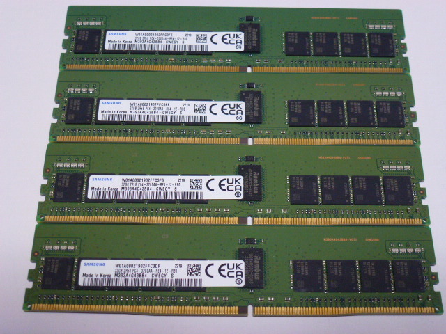 新到着 サーバーパソコン用 メモリ 1.20V M393A4G43BB4-CWEGY 起動確認
