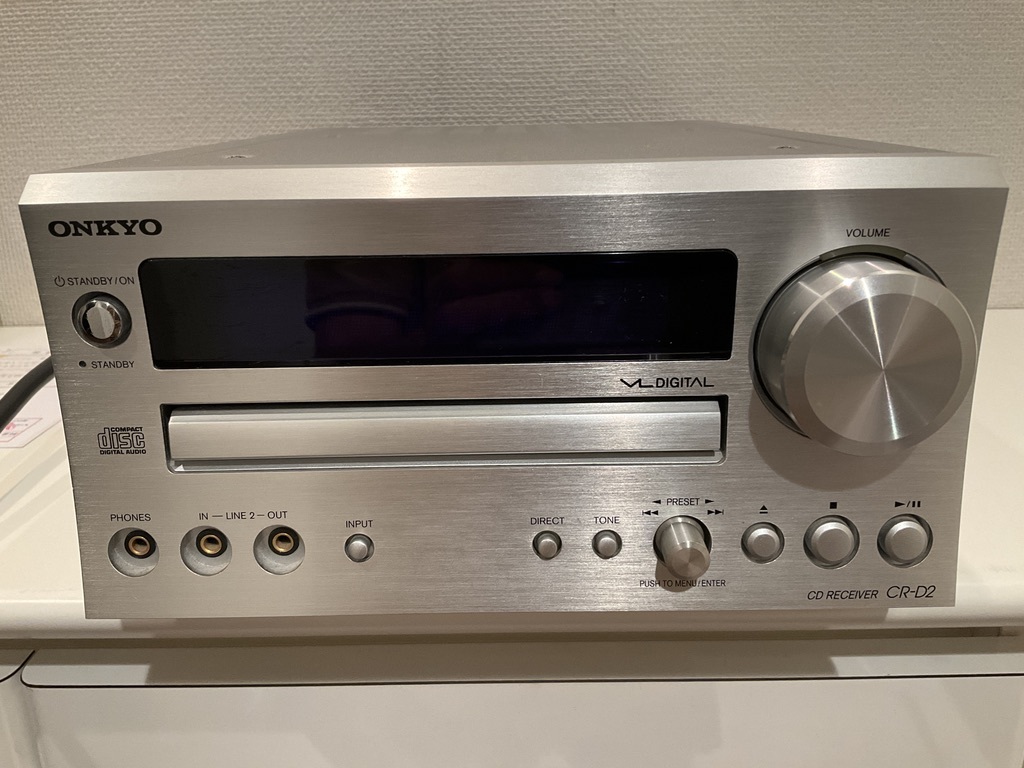 新年の贈り物 ONKYO オンキョー CR-D2(S) CD/FMチューナーアンプ ONKYO