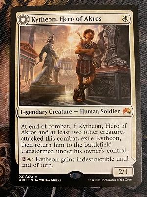 MTG　アクロスの英雄、キテオン　英語版　1枚まで_画像1