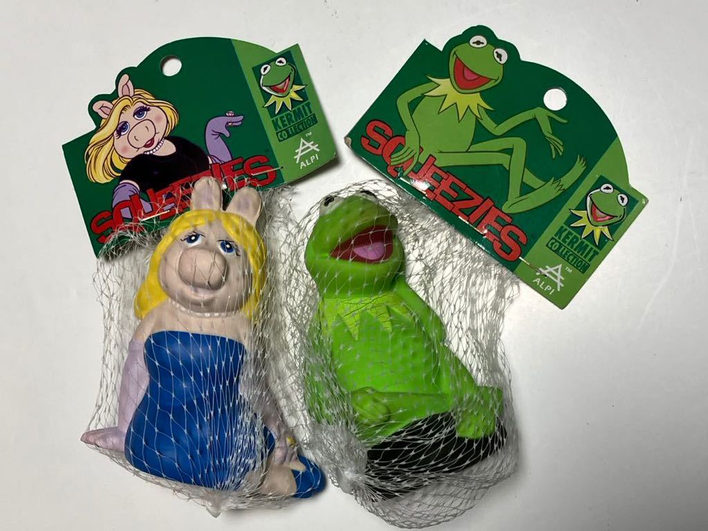 KERMIT COLLECTION・SQUEEZIESいカーミット&ミスピギー☆2種セット・訳あり！_画像1