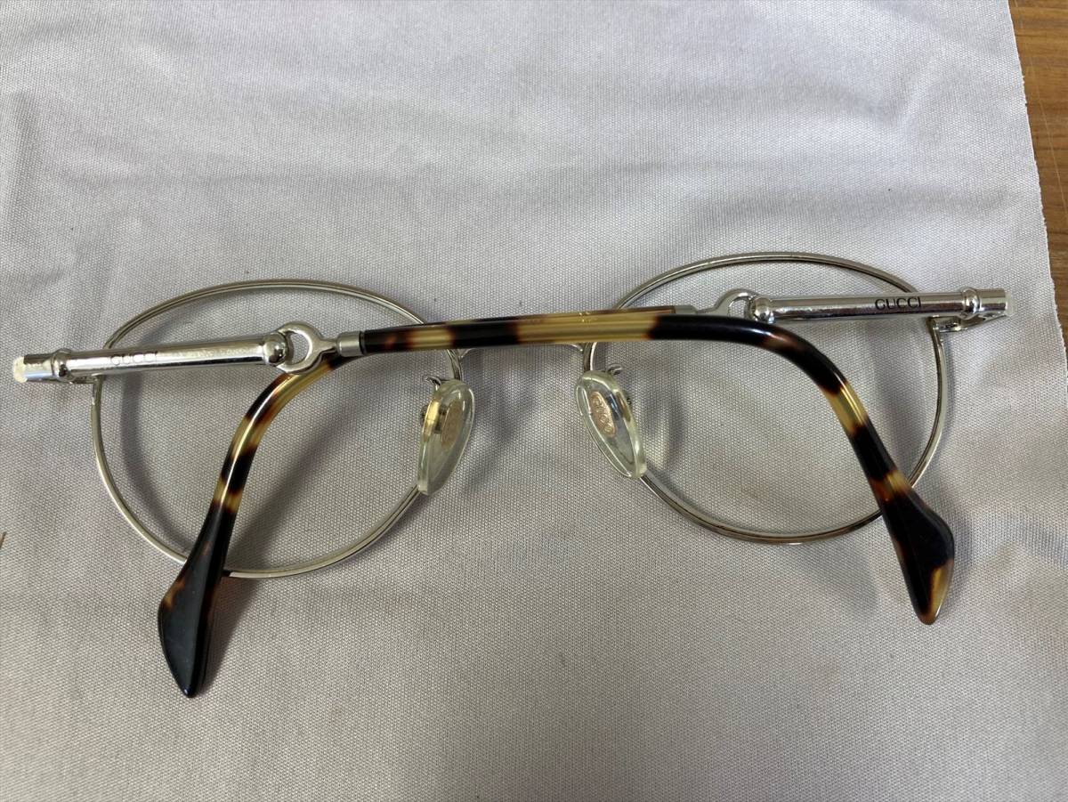 bコンパクト GUCCI グッチ 眼鏡 メガネ めがね GG-3714 ※ジャンク品 メガネのみ_画像3
