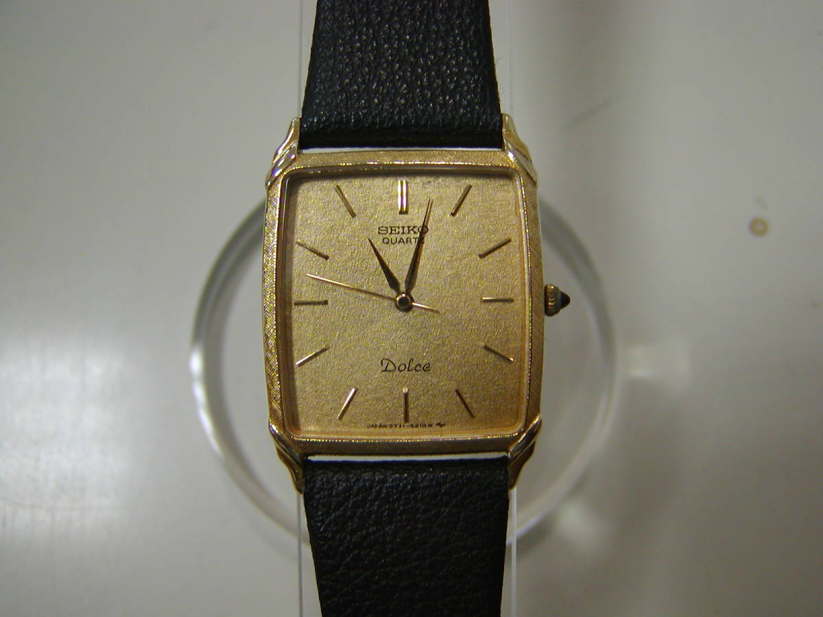 精工DOLCE 14K 7731-5180二手貨 原文:セイコー DOLCE 14K 7731－5180 中古品