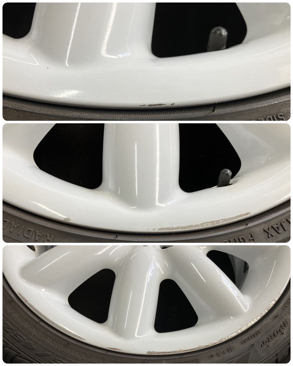 ミニ 純正 ホワイト R17 7J+48 4穴 PCD100 M14対応 テーパー ハブ56 17