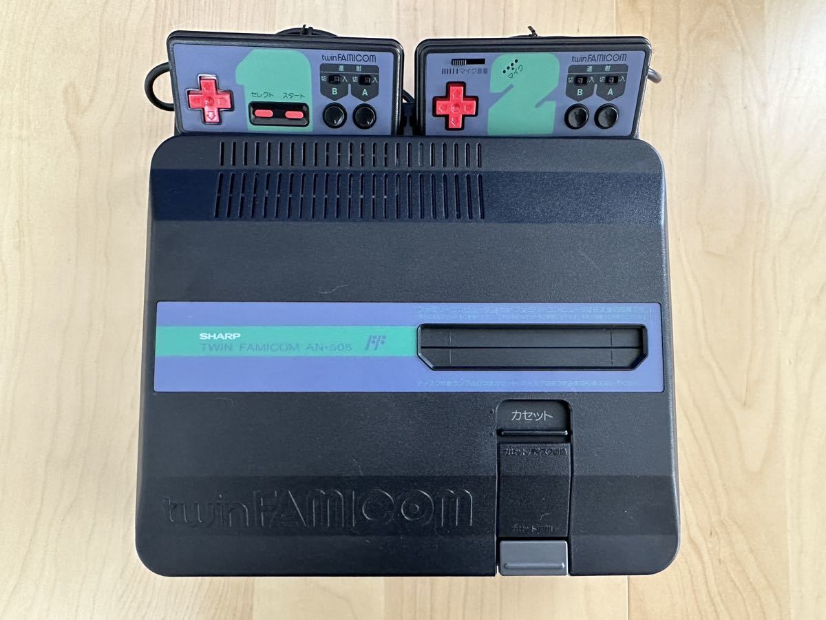 カセット ディスク読込OK】【シャープ 後期型ツインファミコン カセット ディスク読込OK】【シャープ 後期型ツインファミコン