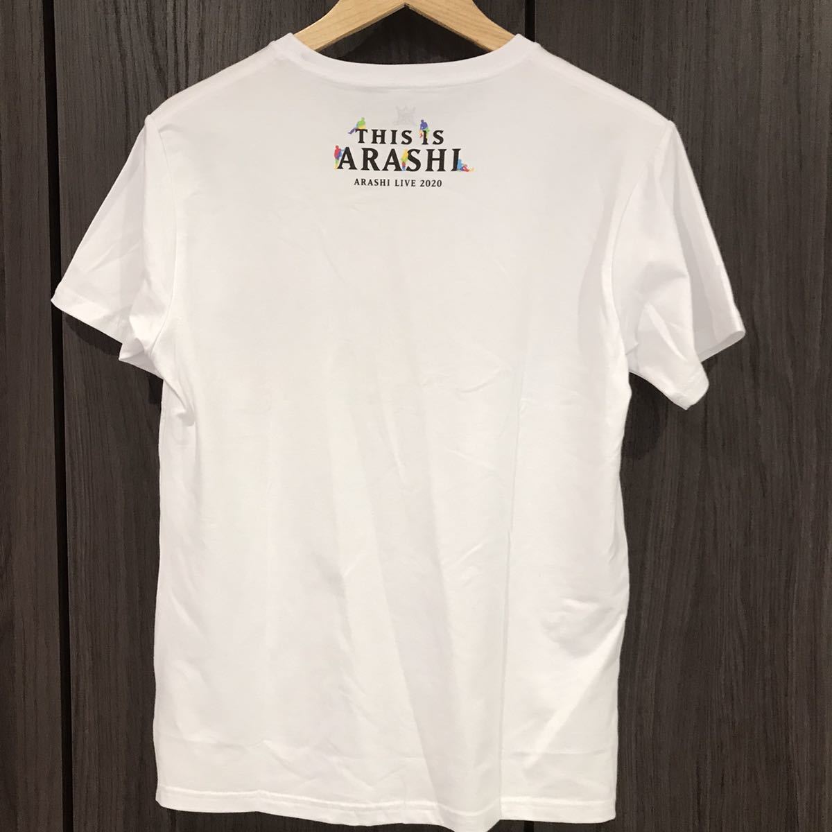 嵐 アラシTHIS IS ARASHI LIVE 2020.12.31 Tシャツ 大野智 相葉雅紀 櫻井翔 二宮和也 松本潤 オフィシャルグッズ 活動休止前 生放送_画像4