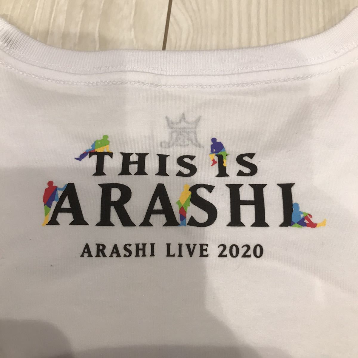 嵐 アラシTHIS IS ARASHI LIVE 2020.12.31 Tシャツ 大野智 相葉雅紀 櫻井翔 二宮和也 松本潤 オフィシャルグッズ 活動休止前 生放送_画像5