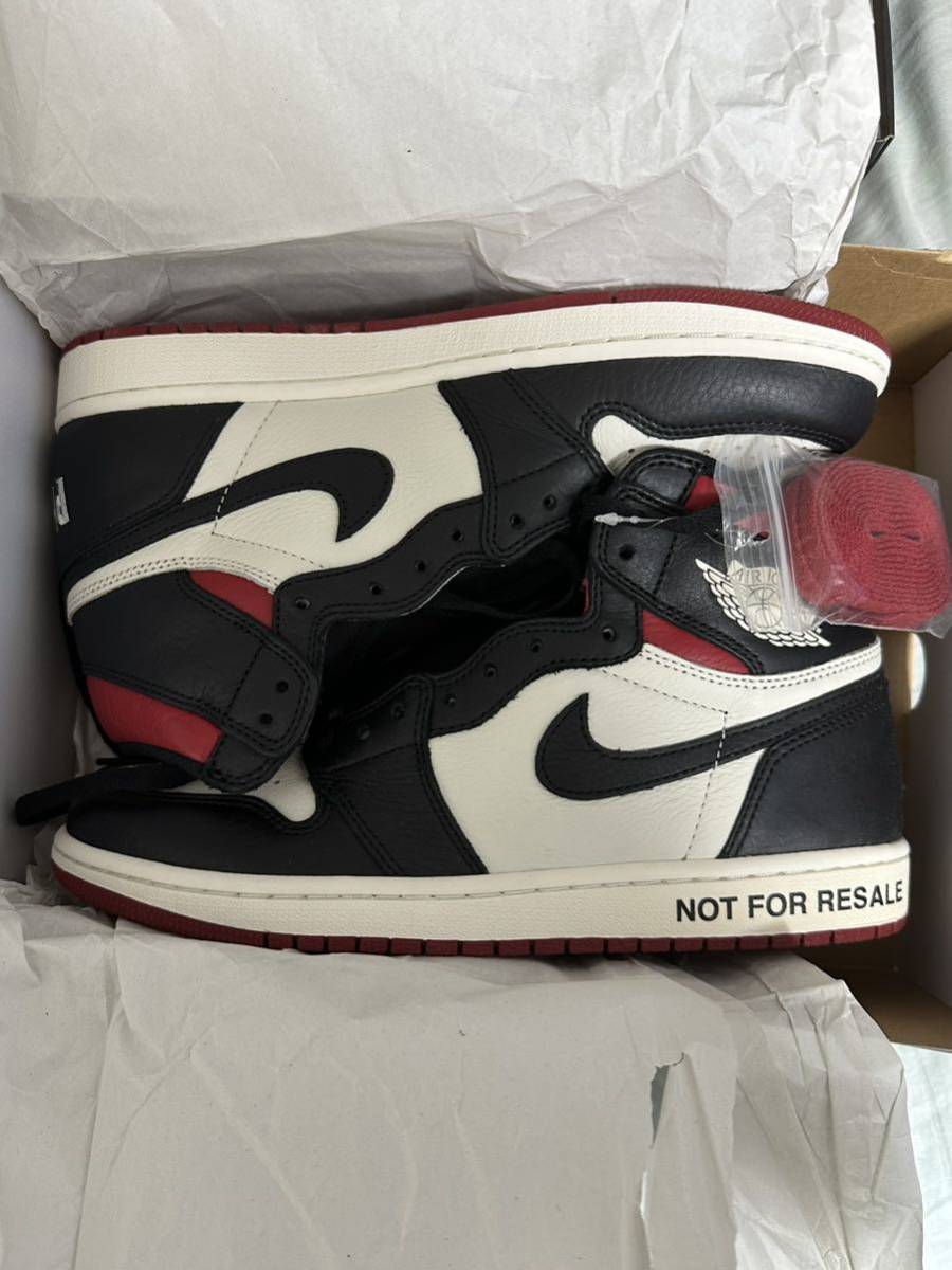 NIKE AIR JORDAN 1 RETRO HIGH OG NRG Not For Resale Varsity Red 28cm END購入　ナイキ エアジョーダン ノット フォー リセール_画像3