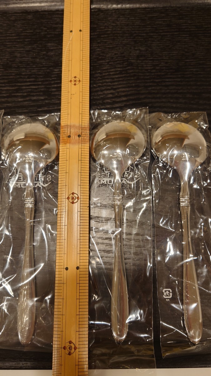 AZUMA アヅマ W-18 インペリアル18-18 スープスプーン 5本 新品 AZUMA アヅマ W-18 インペリアル18-18 スープスプーン 5本 新品