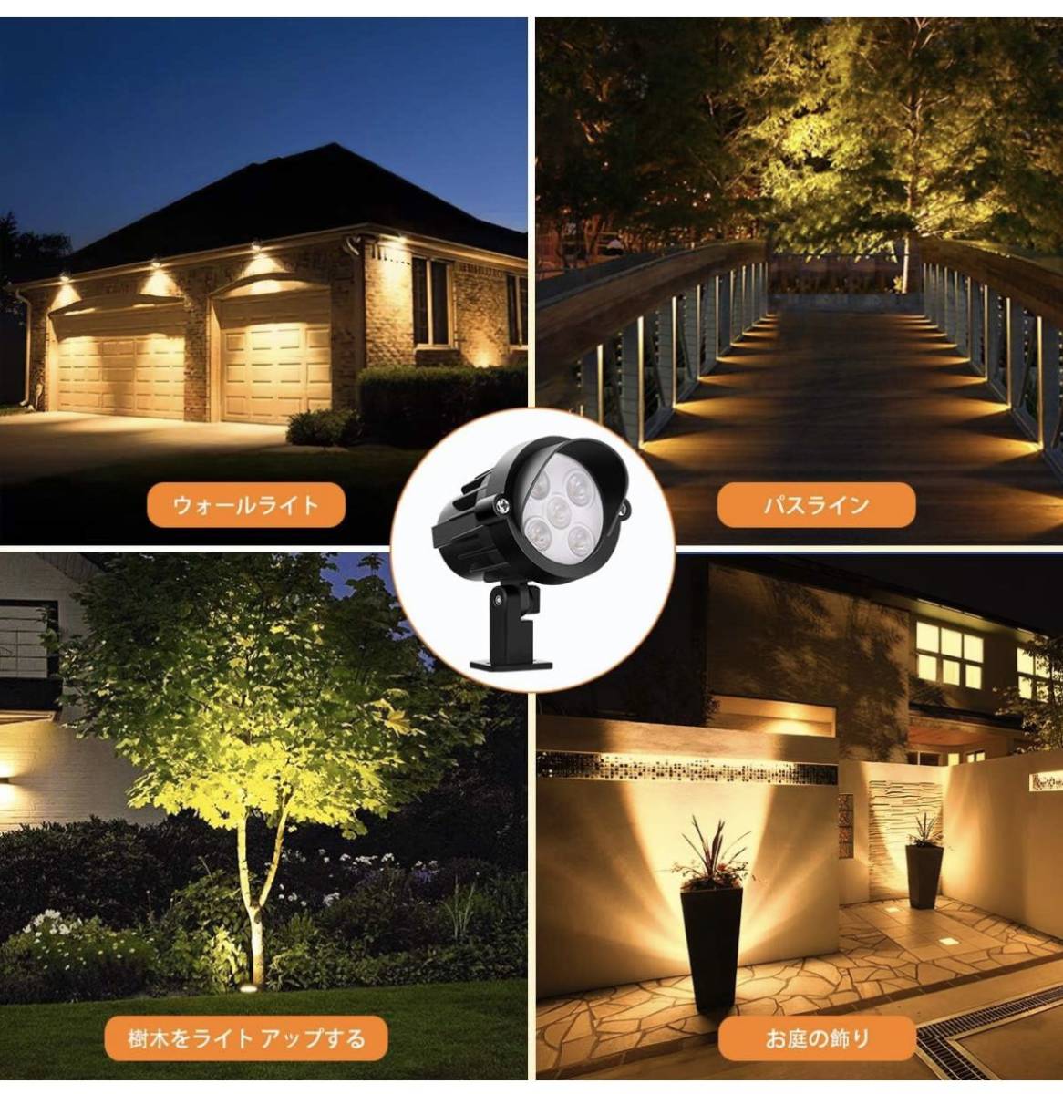  free shipping! new goods unused solar garden light spotlight lamp color led outdoors separation type light sensor automatic lighting / switching off the light IP66.