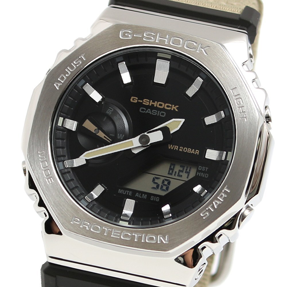 カシオ CASIO 腕時計 GM-2100C-5A メンズ Gショック G-SHOCK クォーツ ブラック カーキ