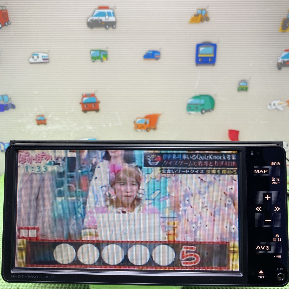 ☆保証付動作☆トヨタ純正 HDDナビ NHDT-W60G ☆ワンセグ AUX SD HDD