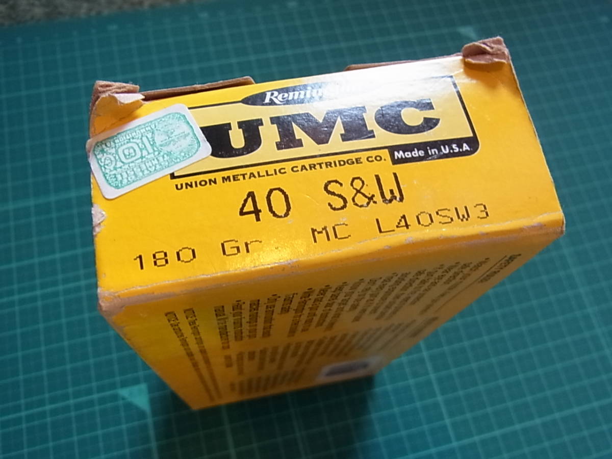 AMMO空箱 Remington UMC 40 S&W 180 Gr. MC L440SW3 1箱（トレイ付き）_画像2