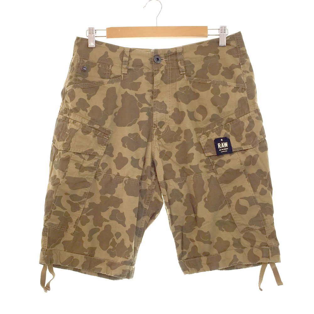 【現金特価】 ●美品 G-STAR RAW ジースターロウ カモフラカーゴハーフパンツ メンズ サイズ31 ブラウン ボトムス カジュアル D01428 1009508 1AA/41277 Mサイズ 【現金特価】 ●美品 G-STAR RAW ジースターロウ カモフラカーゴハーフパンツ メンズ サイズ31 ブラウン ボトムス カジュアル D01428 1009508 1AA/41277 Mサイズ