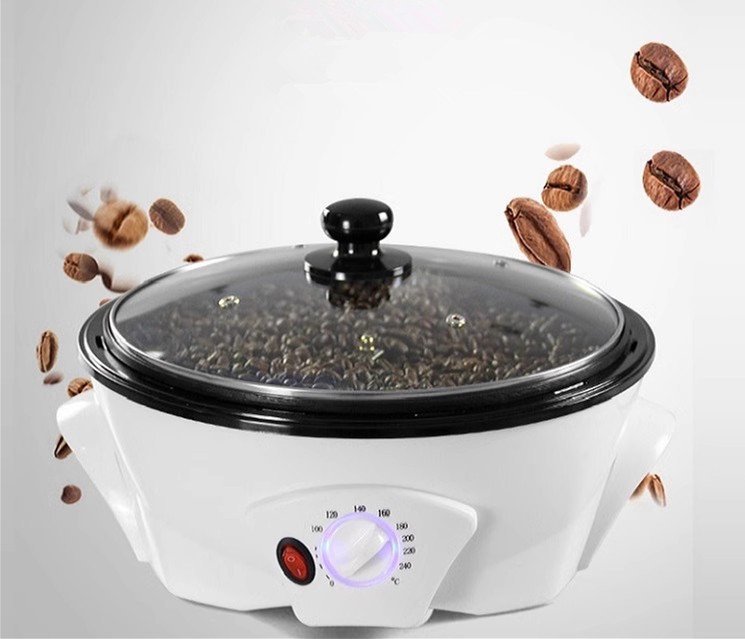 （お得な特別割引価格） 焙煎ドライピーナッツ ロースター機 コーヒー豆 ノンスティックコーティングベーキングツール ZCL1697 110V 家庭用穀物乾燥 フライヤー