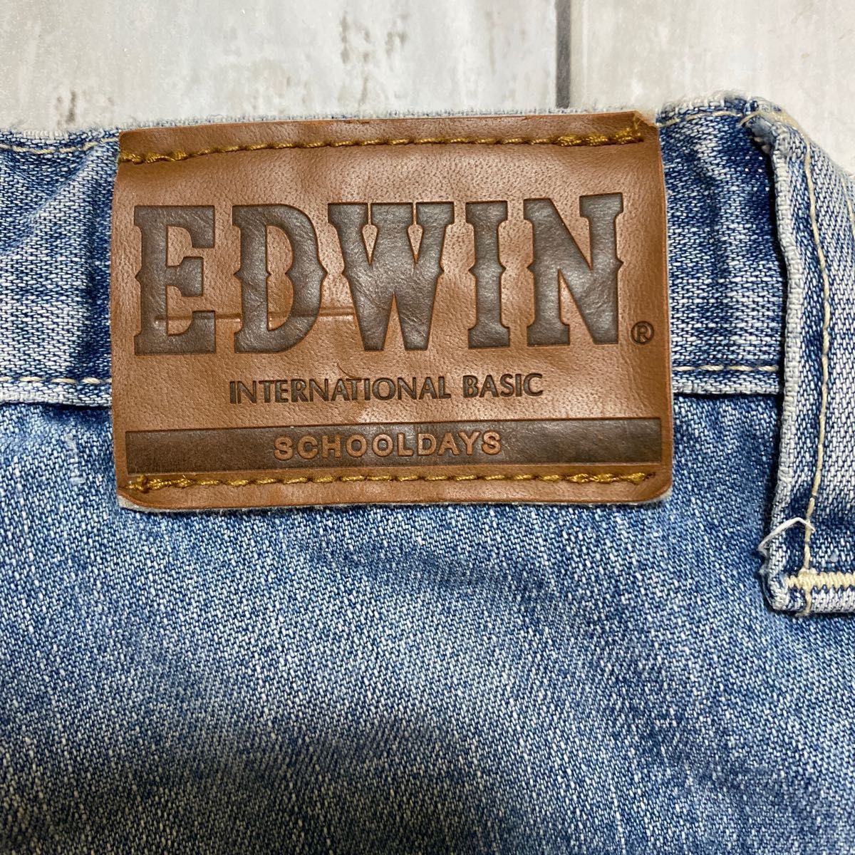 EDWIN デニムパンツ エドウィン 140デニム半パン キッズ 子ども服 パンツ ハーフパンツ 半ズボン ベビー マタニティ 