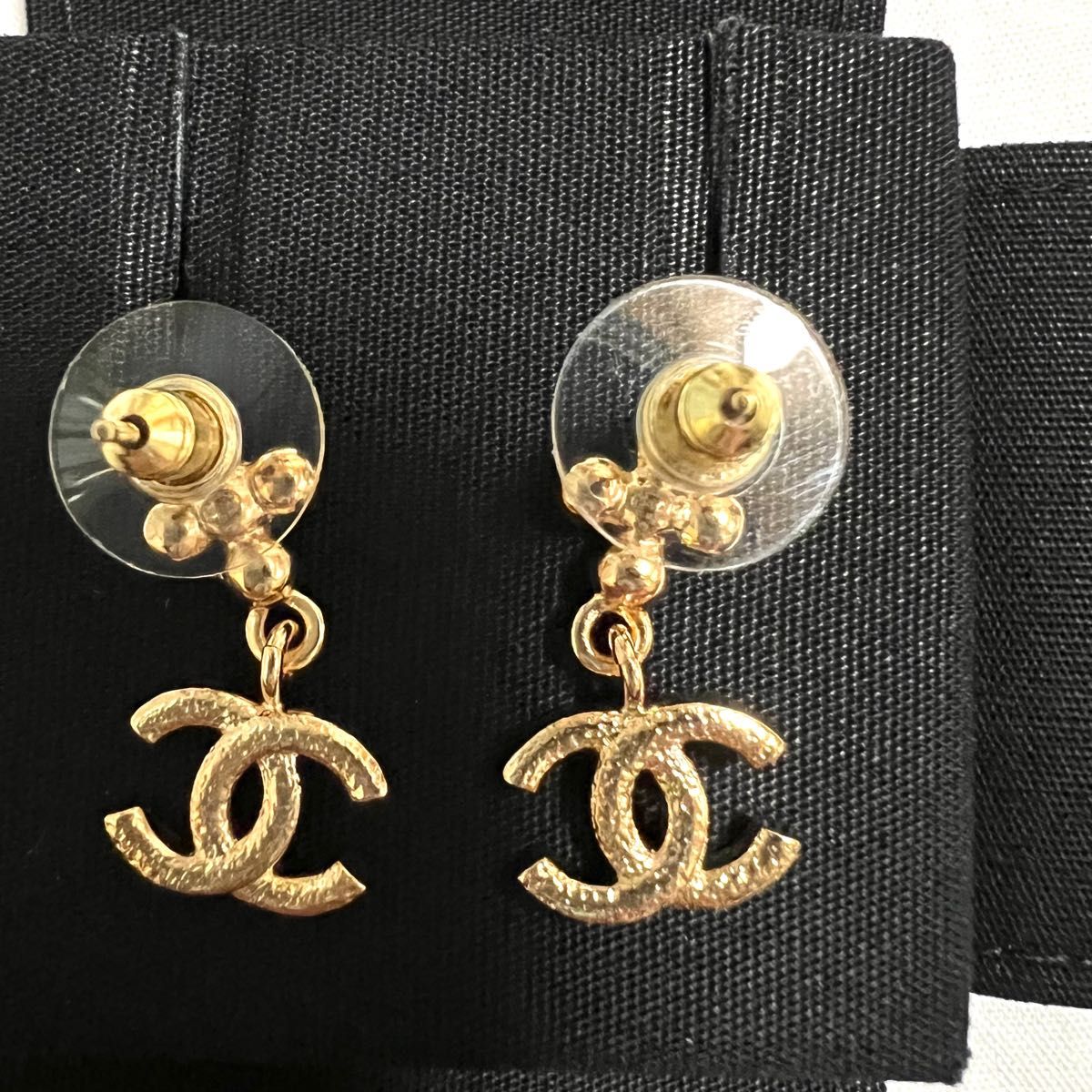 新品未使用 希少レア CHANEL シャネル ピアス ココマーク クロス