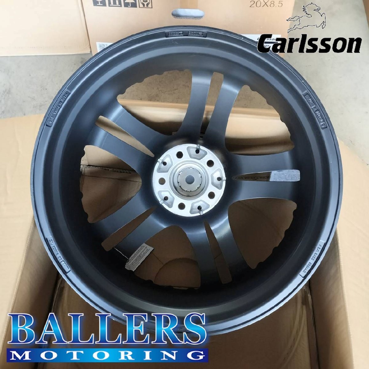 数量限定 カールソン ホイール1台分 BENZ X247 GLBクラス 20インチ 8.5J +45 1/5 EVORSR ブラックエディション ベンツ Carlsson ボルト付属_画像5