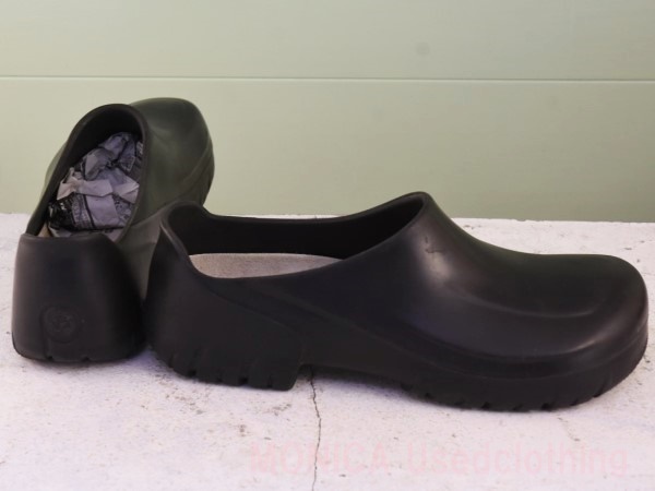 MK380* Германия производства [ Birkenstock BIRKENSTOCK] Vintage садоводство сандалии сабо чёрный черный мужской 30cm