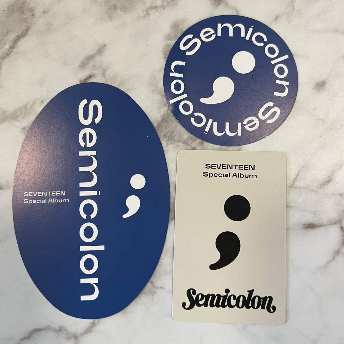 SEVENTEEN セブチ 2nd SPECIAL ALBUM Semicolon 封入 トレカ フォトカード フォトカ カード ステッカー THE8 ディエイト ミンハオ ハオ_画像2