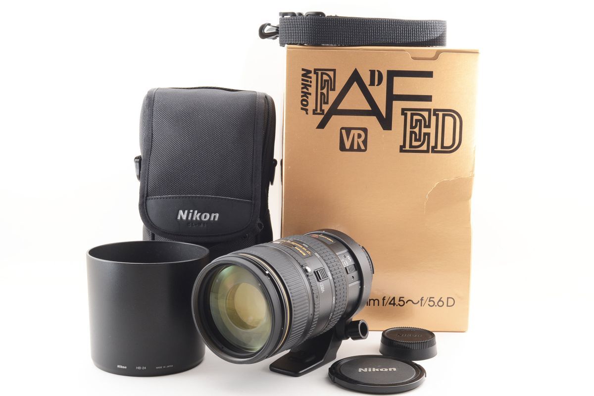 最高級 80-400mm VR-NIKKOR AF □美品□NIKON F4.5-5.6 ニコン ED