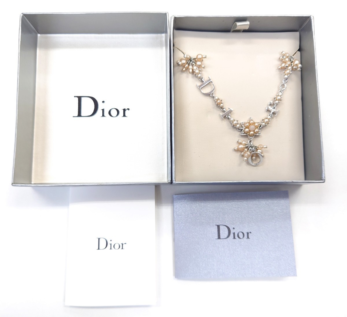 Christian Dior ディオール ネックレス パール アクセサリー レディース jt8☆30