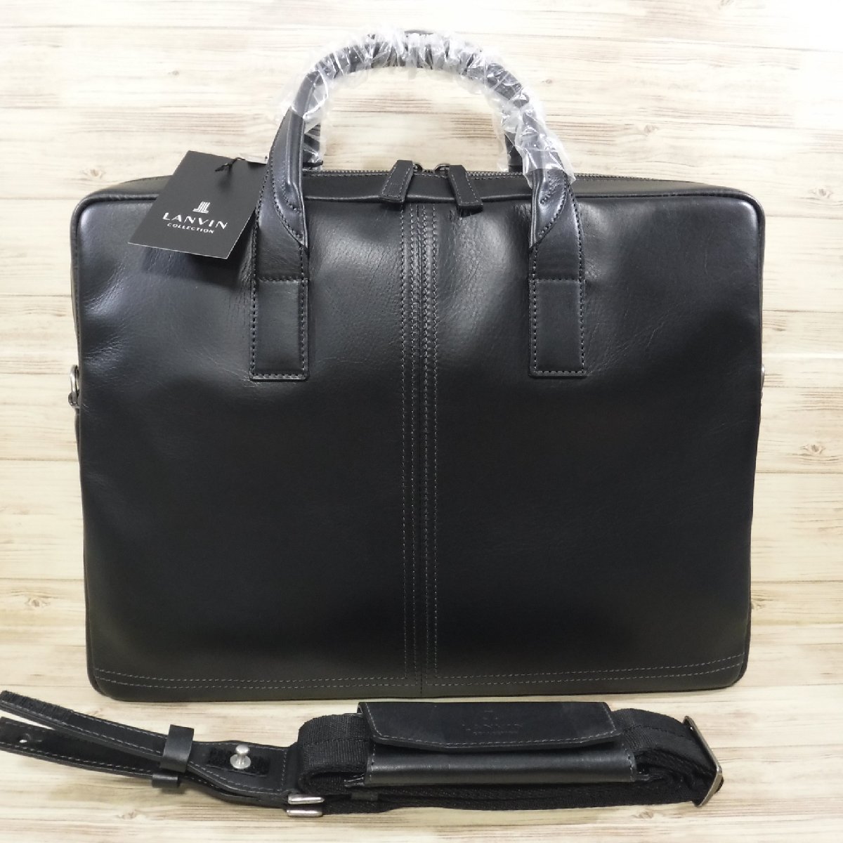 【今日の超目玉】 A4 牛革レザービジネスバッグ 2WAY 黒 定価50600円 COLLECTION LANVIN コレクション ランバン BB174 日本製新品 イケテイ 286502 サントル ブリーフケース、書類かばん 【今日の超目玉】 A4 牛革レザービジネスバッグ 2WAY 黒 定価50600円 COLLECTION LANVIN コレクション ランバン BB174 日本製新品 イケテイ 286502 サントル ブリーフケース、書類かばん
